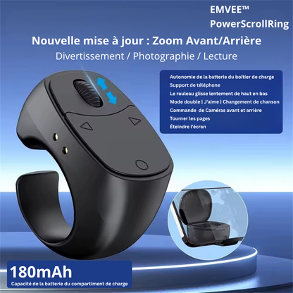 Bague De Défilement Bluetooth Sans-fil | EMVEE™-PowerScrollRing