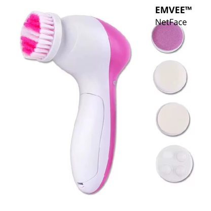 Nettoyeur Facial Électrique 5-en-1 | Brosse Nettoyante, Massage & Anti-Points Noirs