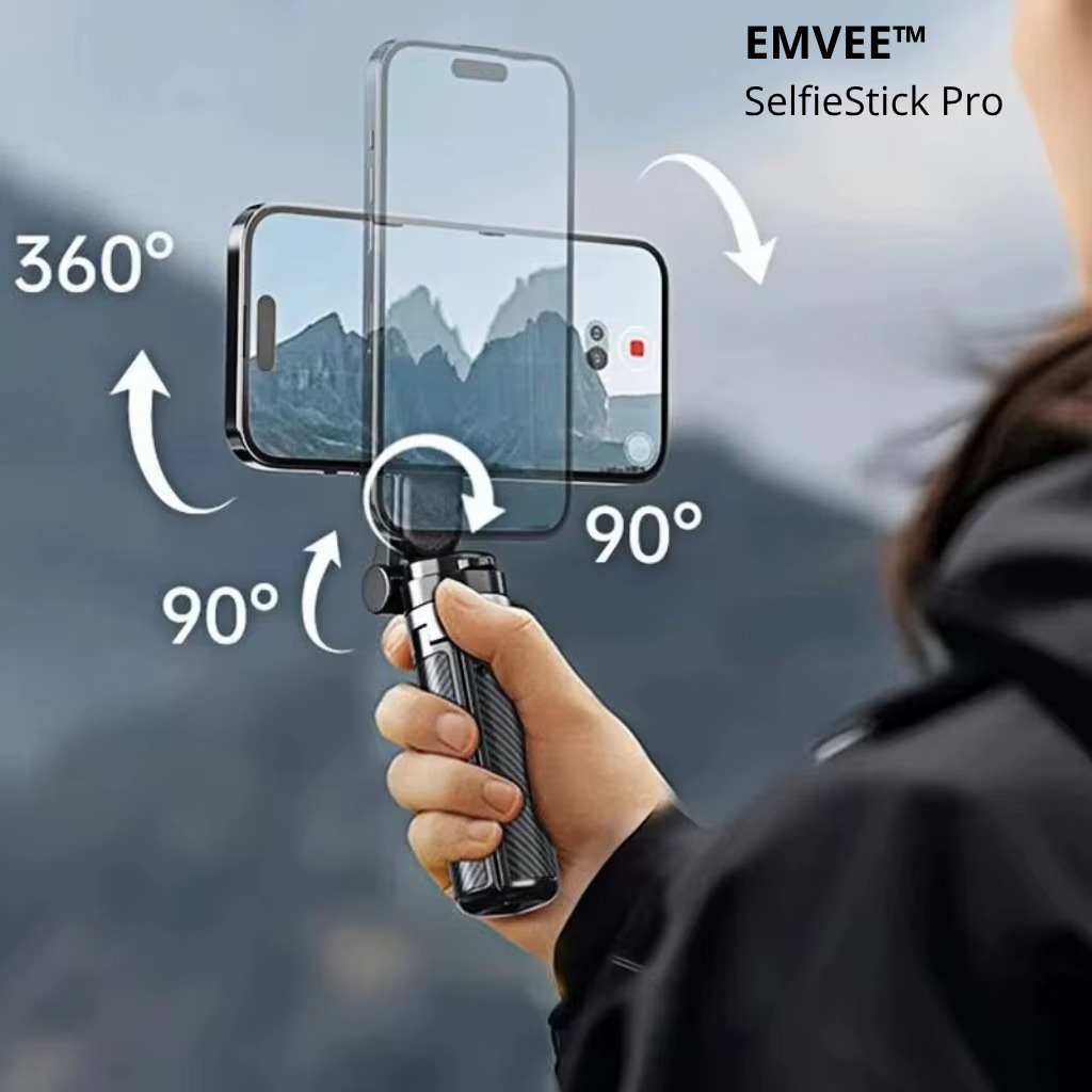 Perche à Selfie Magnétique 4-en-1 Bluetooth | EMVEE™ SelfieStick Pro