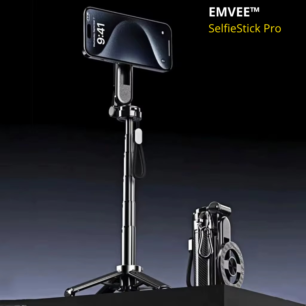 Perche à Selfie Magnétique 4-en-1 Bluetooth | EMVEE™ SelfieStick Pro