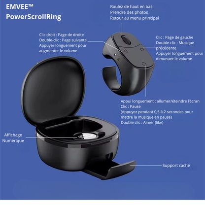 Bague De Défilement Bluetooth Sans-fil | EMVEE™-PowerScrollRing