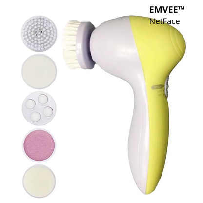 Nettoyeur Facial Électrique 5-en-1 | Brosse Nettoyante, Massage & Anti-Points Noirs