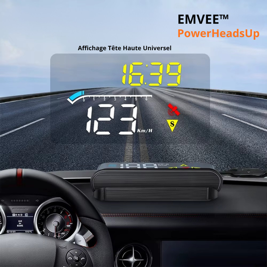EMVEE™ - PowerHeadsUp M17 OBD GPS Double Systeme
