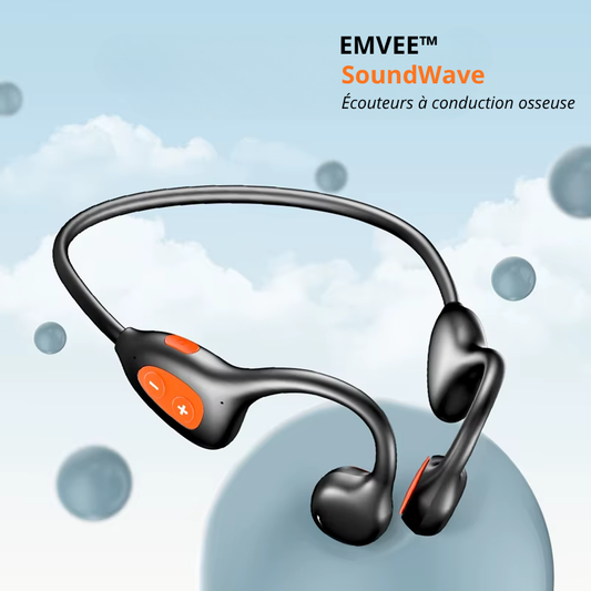 emvee soundwave xiaomi ecouteurs bluetooth conduction osseuse sport ultra leger