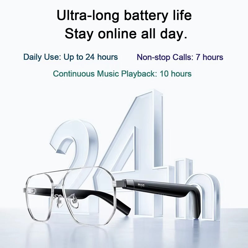 lunettes audio intelligentes xiaomi mijia edition joyful casque Bluetooth 5 2 detachable longue autonomie charge rapide son anti-fuite