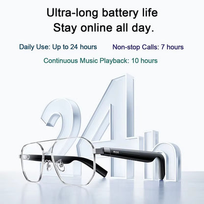 lunettes audio intelligentes xiaomi mijia edition joyful casque Bluetooth 5 2 detachable longue autonomie charge rapide son anti-fuite