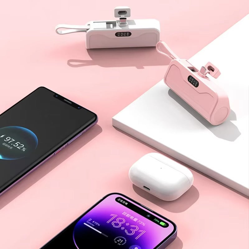 mini batterie externe portable 10000 mah plug and play