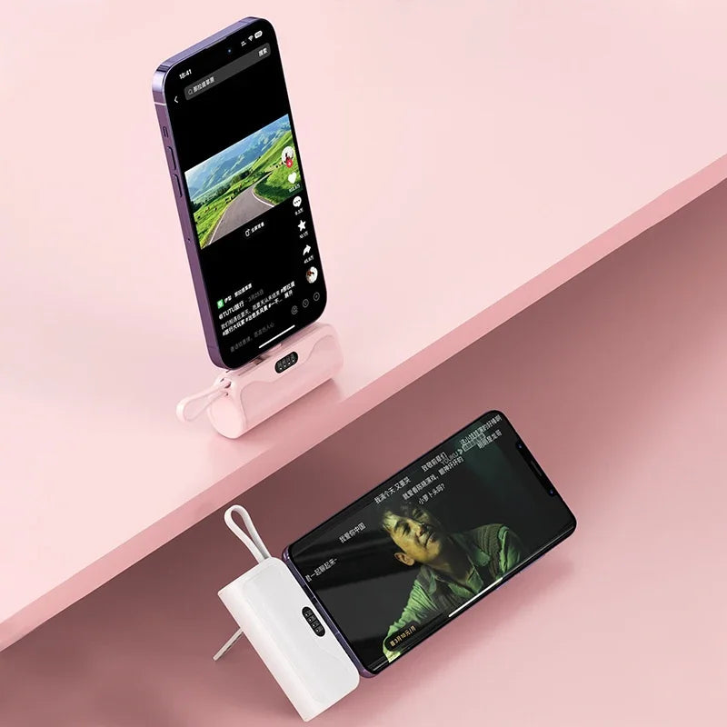 mini batterie externe portable 10000 mah plug and play