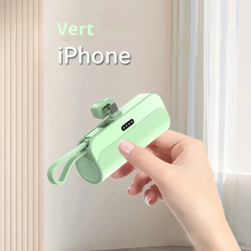 mini batterie externe portable 10000 mah plug and play