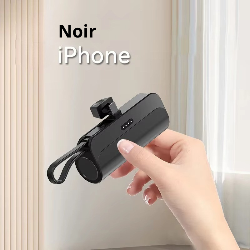 mini batterie externe portable 10000 mah plug and play