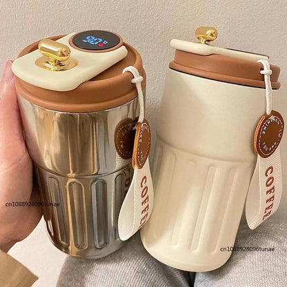 Thermos Intelligent Inoxydable à affichage numérique