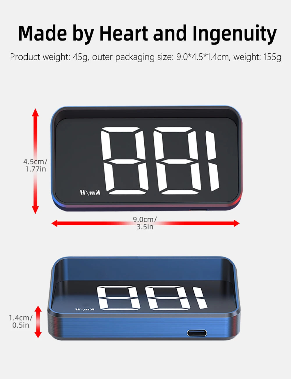 EMVEE™ - PowerHeadsUp M2 GPS