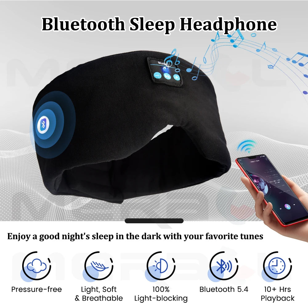 Écouteur Sans-Fil Bluetooth Bandeau | Sommeil et Voyage