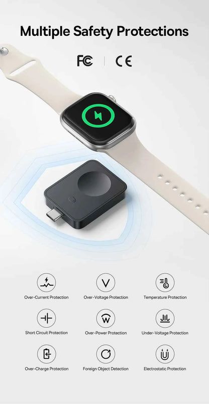 Chargeur Sans Fil Magnétique Baseus pour Apple Watch 2.5W