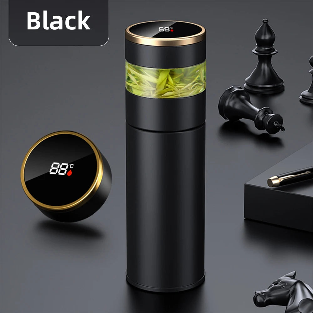 Thermos Intelligent Inoxydable avec Affichage LED pour Température Précise