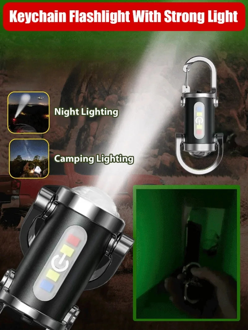 Mini Lampe de Poche LED COB Porte-Clés Rechargeable | EMVEE™ LumiKey