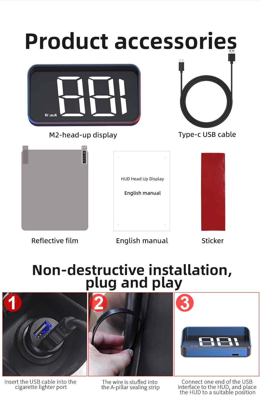 EMVEE™ - PowerHeadsUp M2 GPS