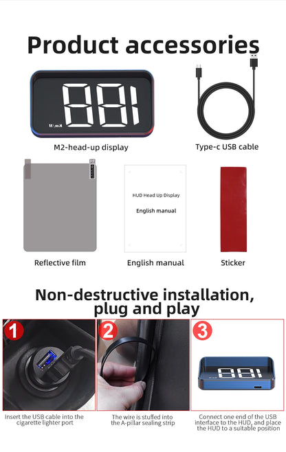 EMVEE™ - PowerHeadsUp M2 GPS