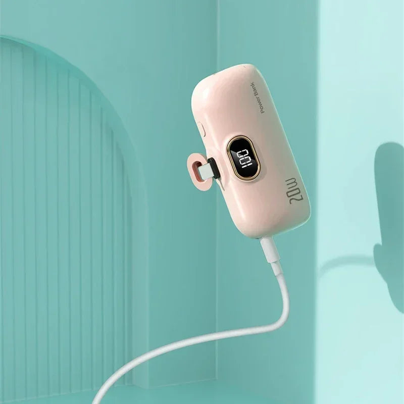 Mini-Batterie Externe Portable 10 000 mAh | Câbles Intégrés | EMVEE™ PowerMini