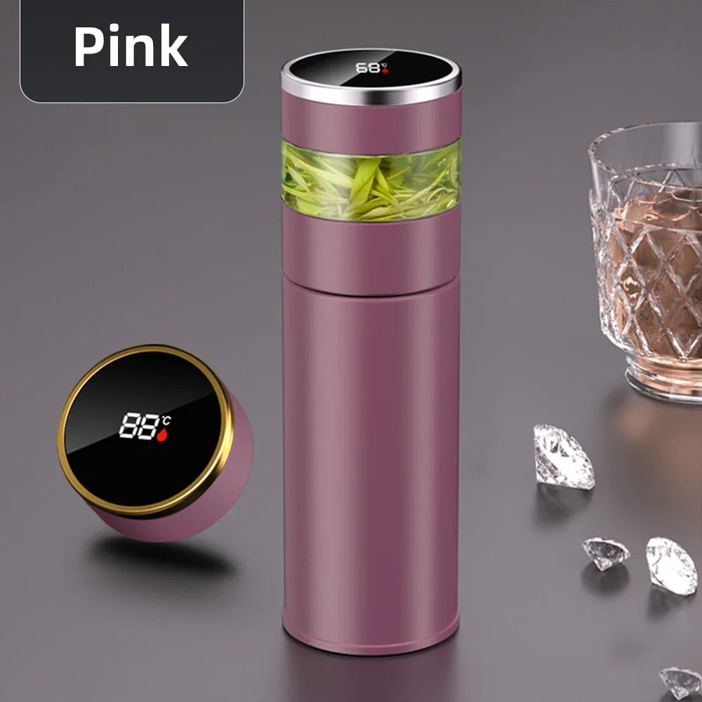 Thermos Intelligent Inoxydable avec Affichage LED pour Température Précise