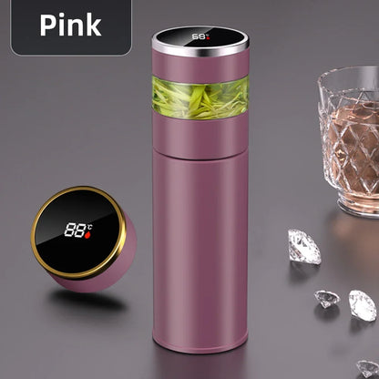 Thermos Intelligent Inoxydable avec Affichage LED pour Température Précise