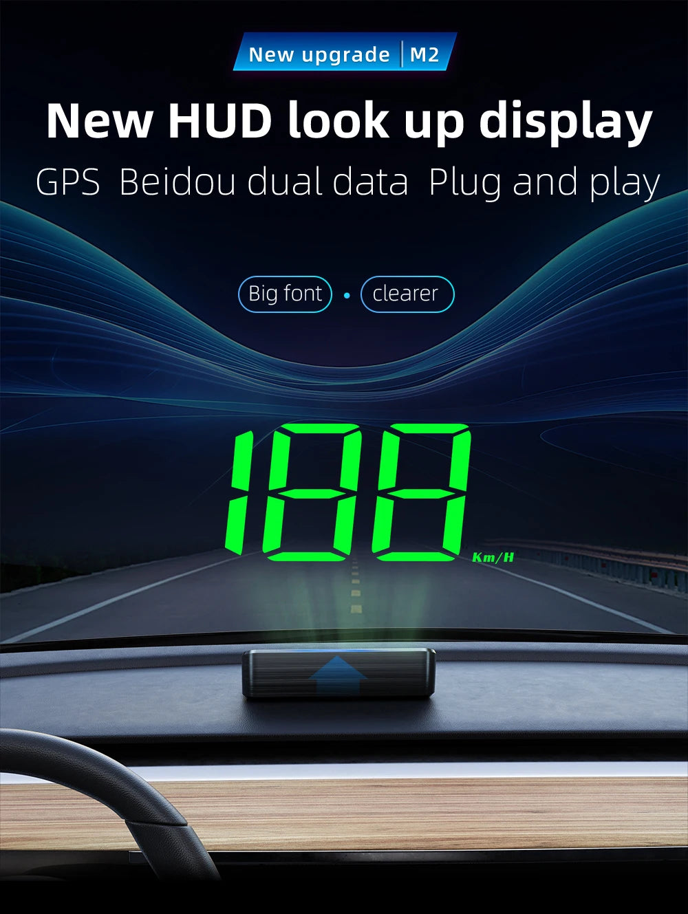 EMVEE™ - PowerHeadsUp M2 GPS