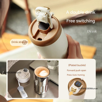 Thermos Intelligent Inoxydable à affichage numérique