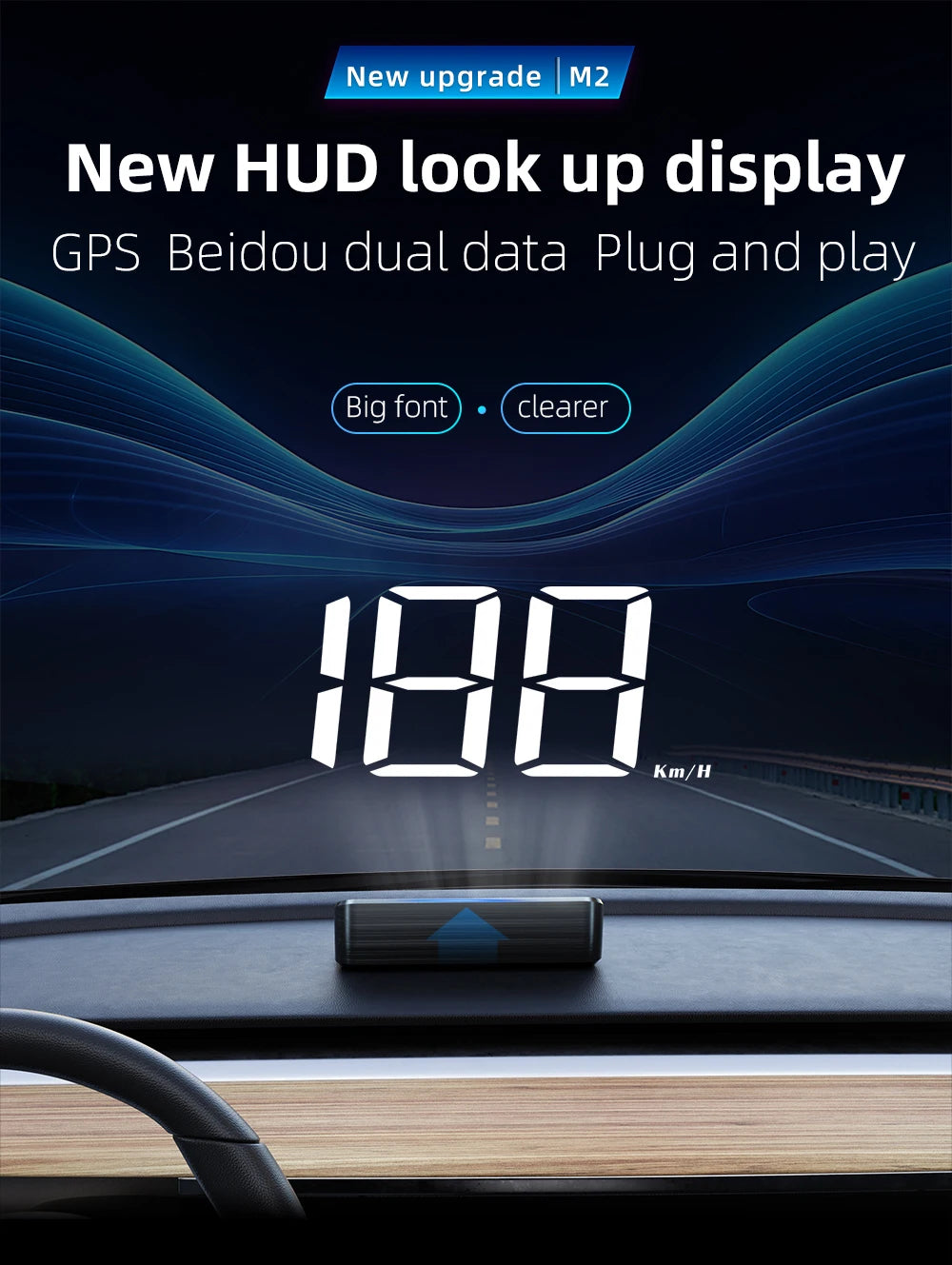 EMVEE™ - PowerHeadsUp M2 GPS