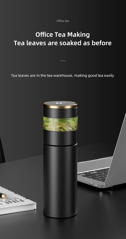 Thermos Intelligent Inoxydable avec Affichage LED pour Température Précise