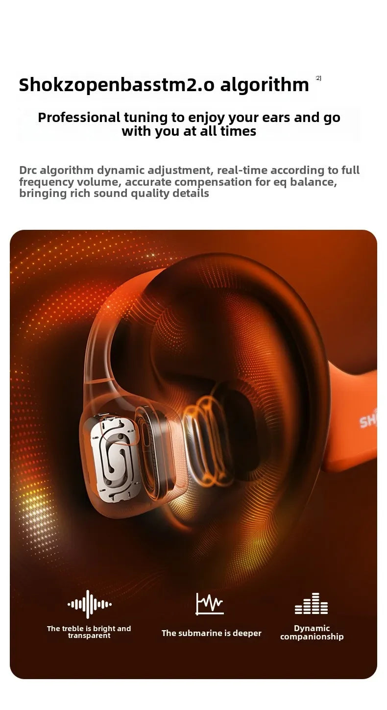 SHOKZ OpenRun Pro 2 Wireless Bluetooth Bone Conduction Headphones