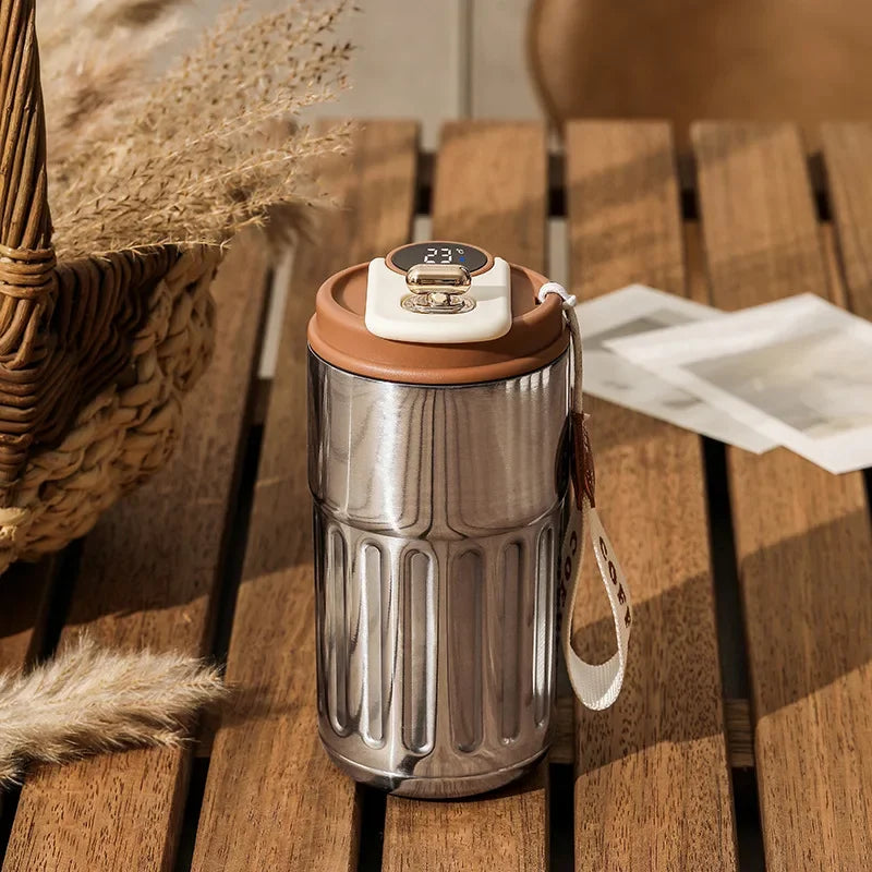 Thermos Intelligent Inoxydable à affichage numérique