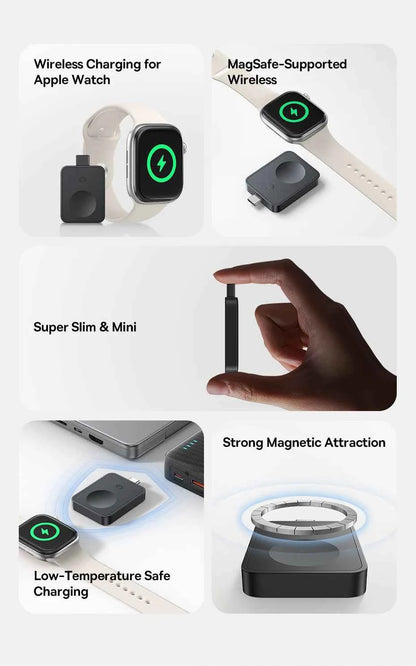Chargeur Sans Fil Magnétique Baseus pour Apple Watch 2.5W