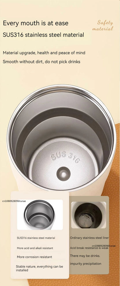 Thermos Intelligent Inoxydable à affichage numérique