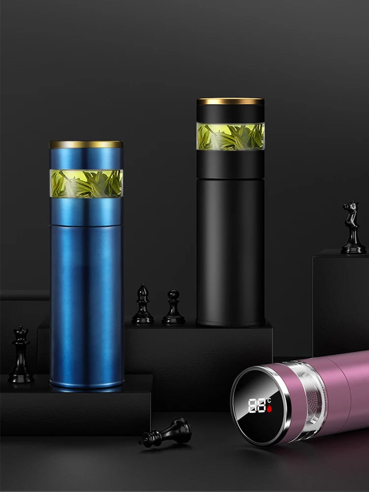 Thermos Intelligent Inoxydable avec Affichage LED pour Température Précise