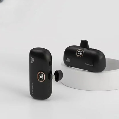 Mini-Batterie Externe Portable 10 000 mAh | Câbles Intégrés | EMVEE™ PowerMini