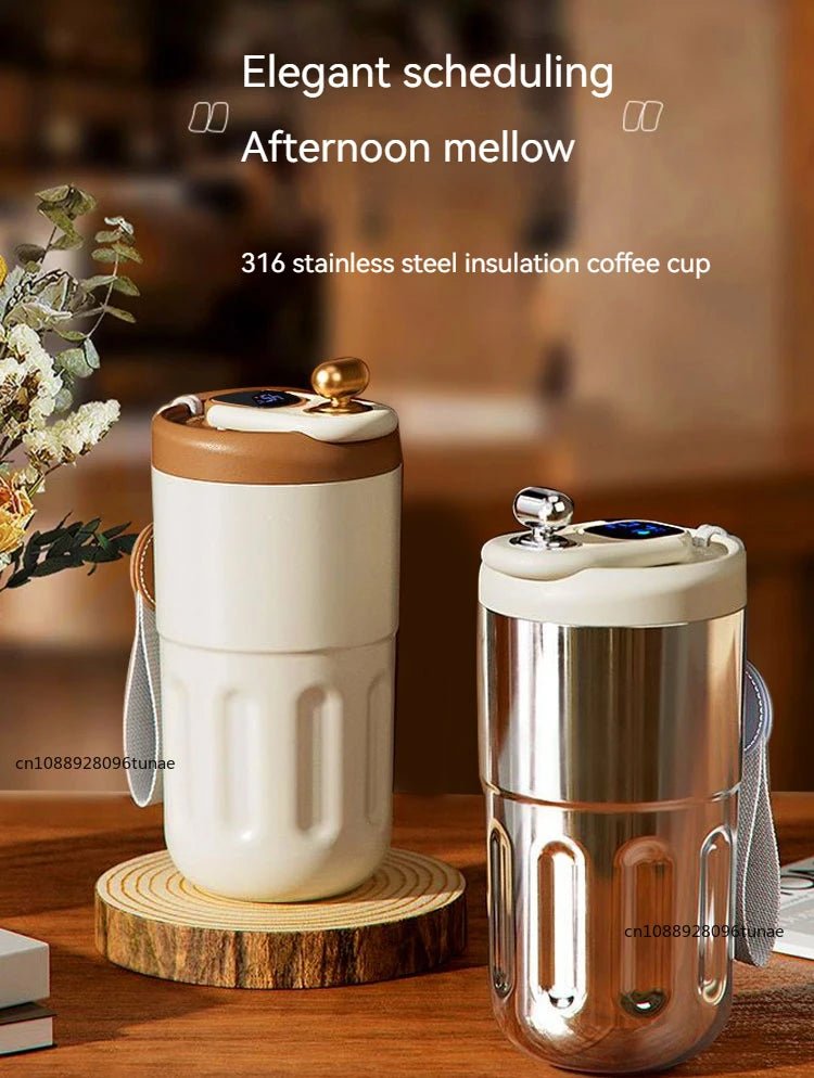 Thermos Intelligent Inoxydable à affichage numérique