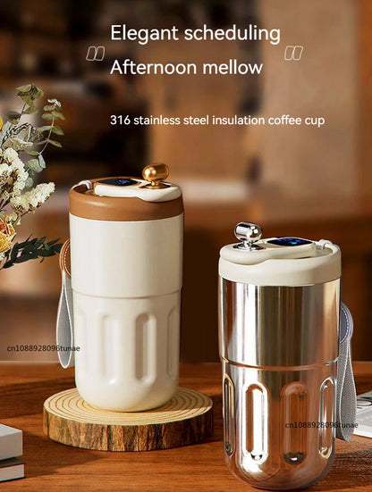 Thermos Intelligent Inoxydable à affichage numérique