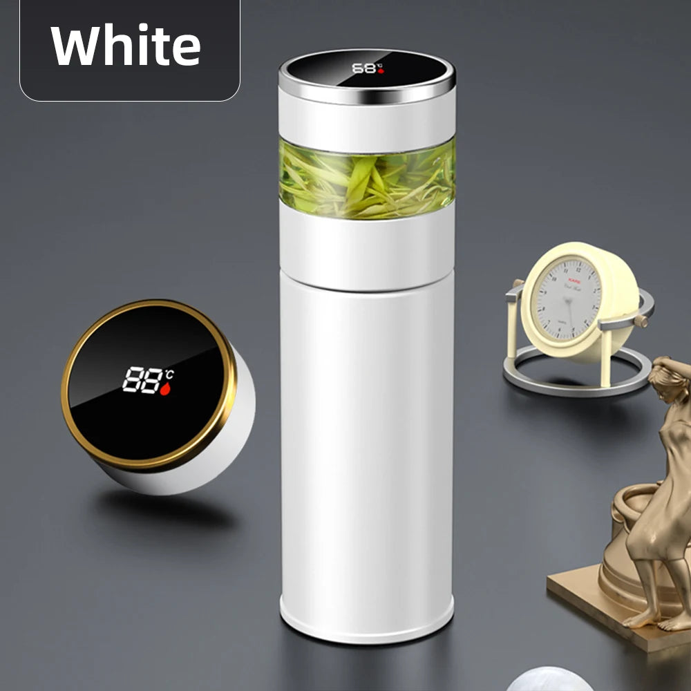 Thermos Intelligent Inoxydable avec Affichage LED pour Température Précise