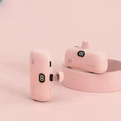 Mini-Batterie Externe Portable 10 000 mAh | Câbles Intégrés | EMVEE™ PowerMini