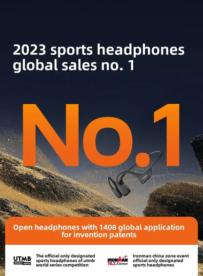 SHOKZ OpenRun Pro 2 Wireless Bluetooth Bone Conduction Headphones
