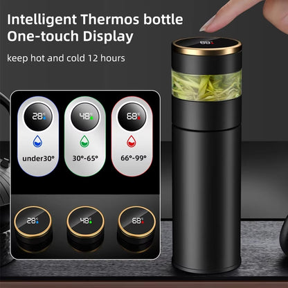 Thermos Intelligent Inoxydable avec Affichage LED pour Température Précise