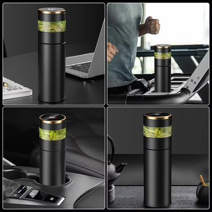 Thermos Intelligent Inoxydable avec Affichage LED pour Température Précise