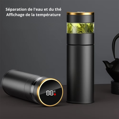 Thermos Intelligent Inoxydable avec Affichage LED pour Température Précise