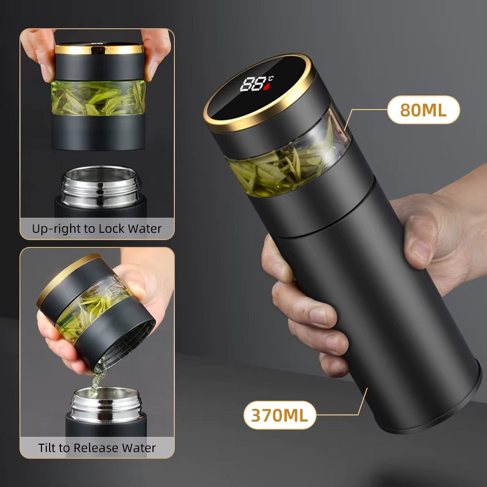 Thermos Intelligent Inoxydable avec Affichage LED pour Température Précise