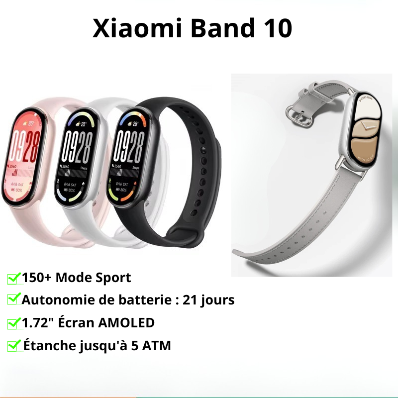 xiaomi smart band 10 bracelet-connecte-amoled-1-72-150-modes-sport-gps