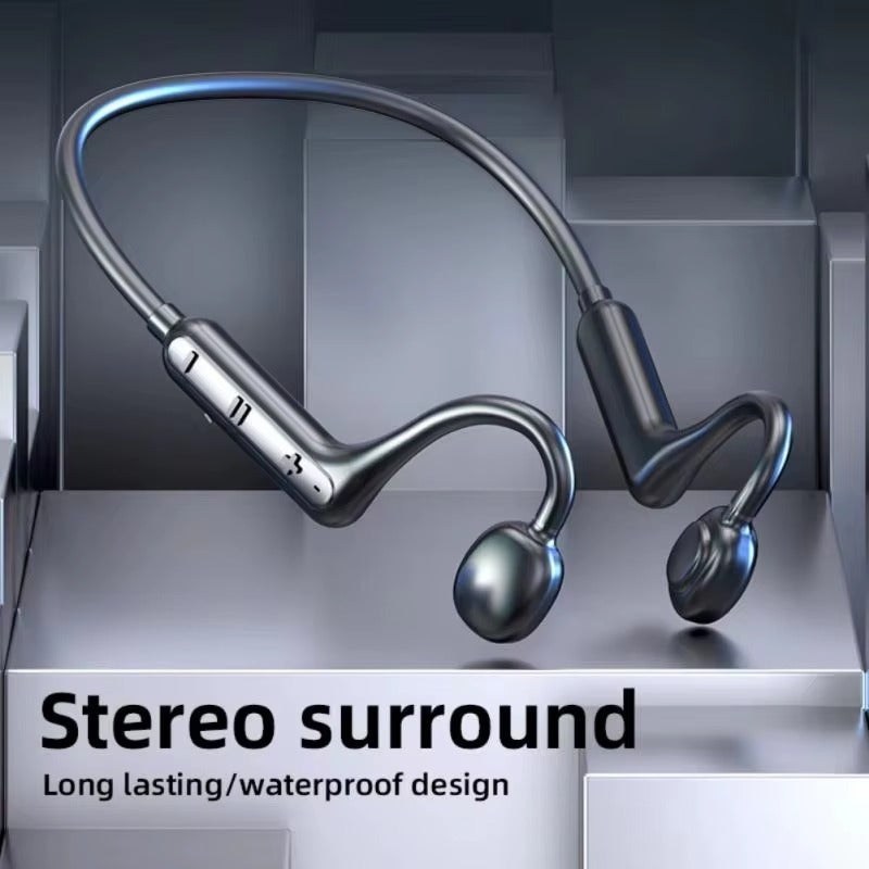 ecouteur bleutooth conduction osseuse bt53 hifi leger autonomie grande resistant eau stereo surround