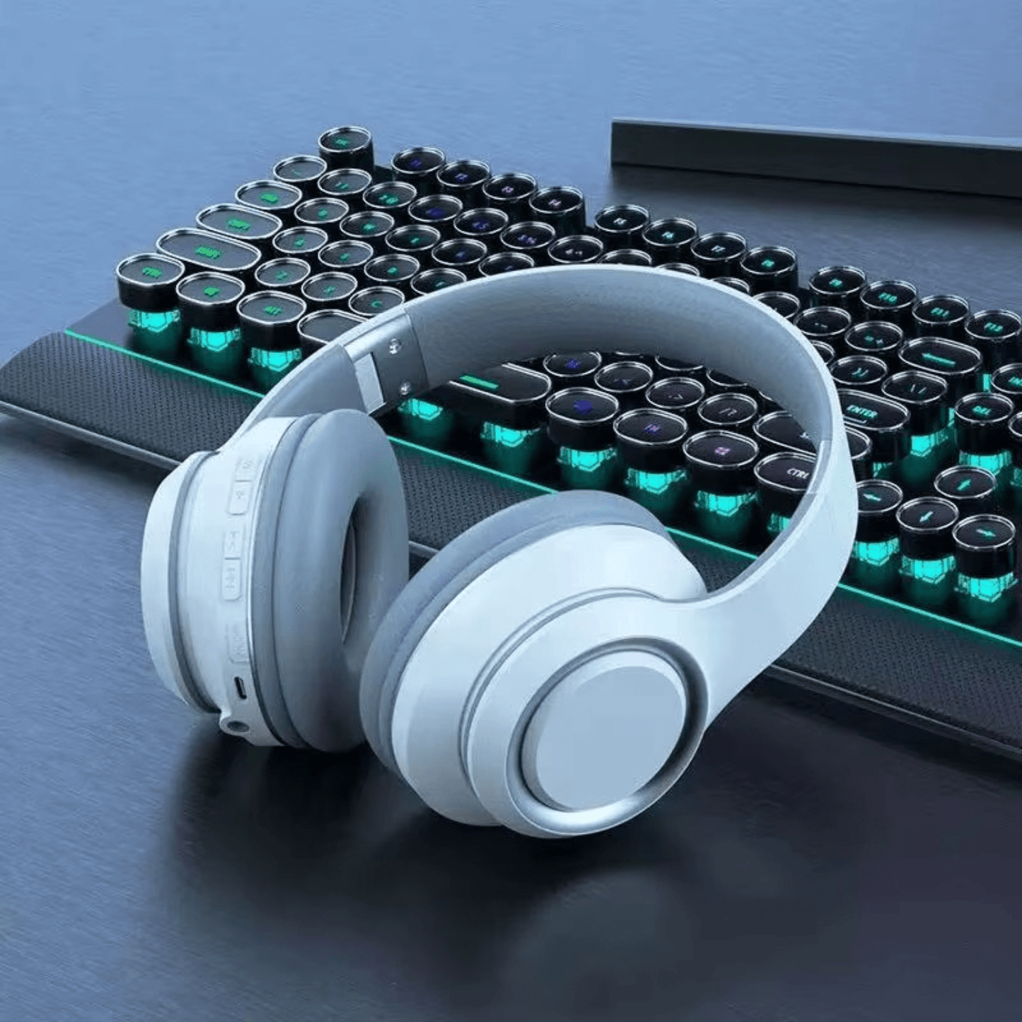 Écouteurs Bluetooth sans fil Lenovo avec micro, carte TF et écran LED - SoundFlex - LENOVO - SmartGadgets