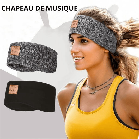 Écouteurs sans - fil Bluetooth bandeau de couchage – Casque musical doux et élastique avec masque - SmartGadgets