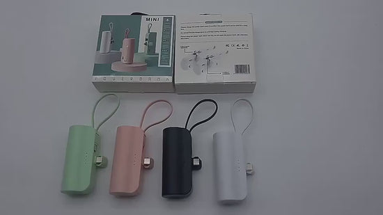 mini batterie externe portable 10000 mah plug and play